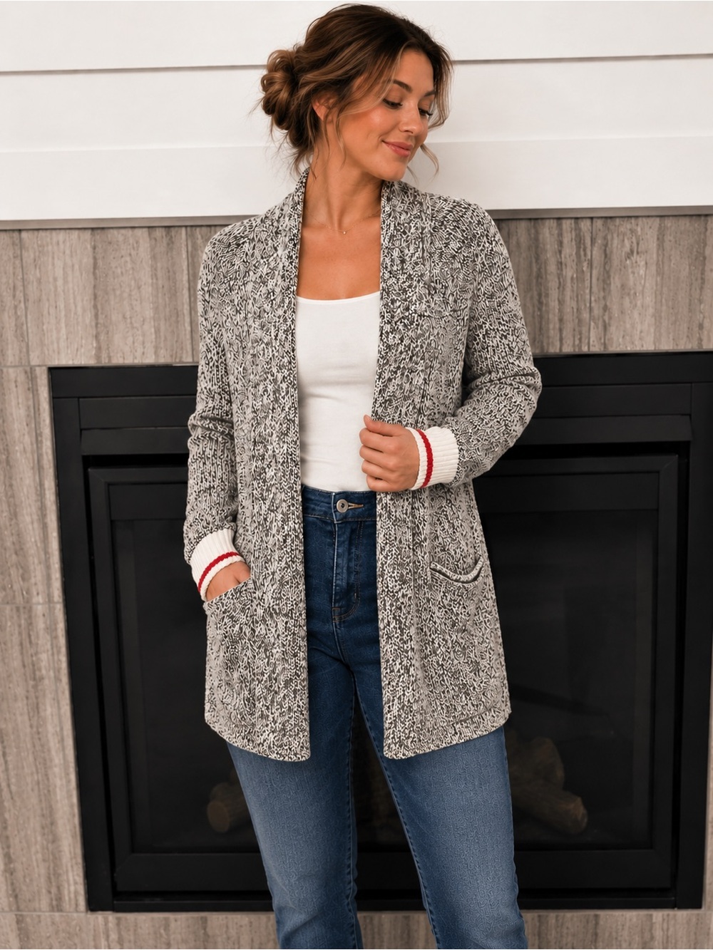 Roots Cabin long cardigan